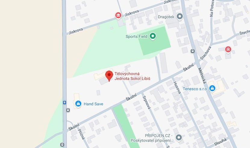 TJ Sokol Libiš - mapa